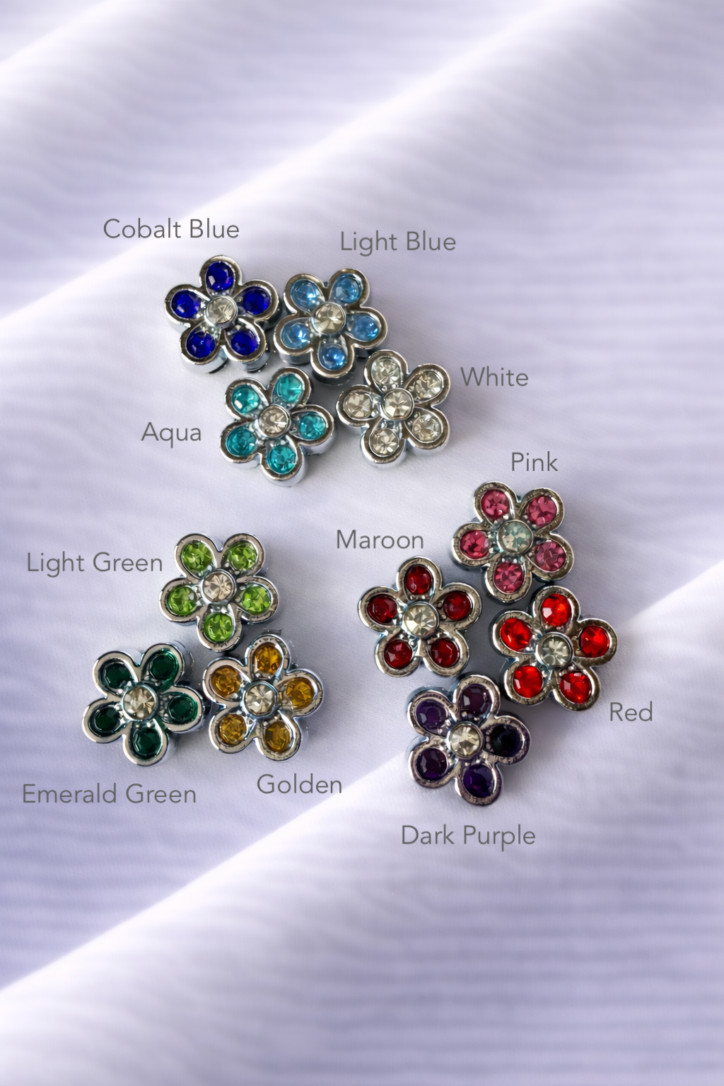 Rhinestone Petal Flower